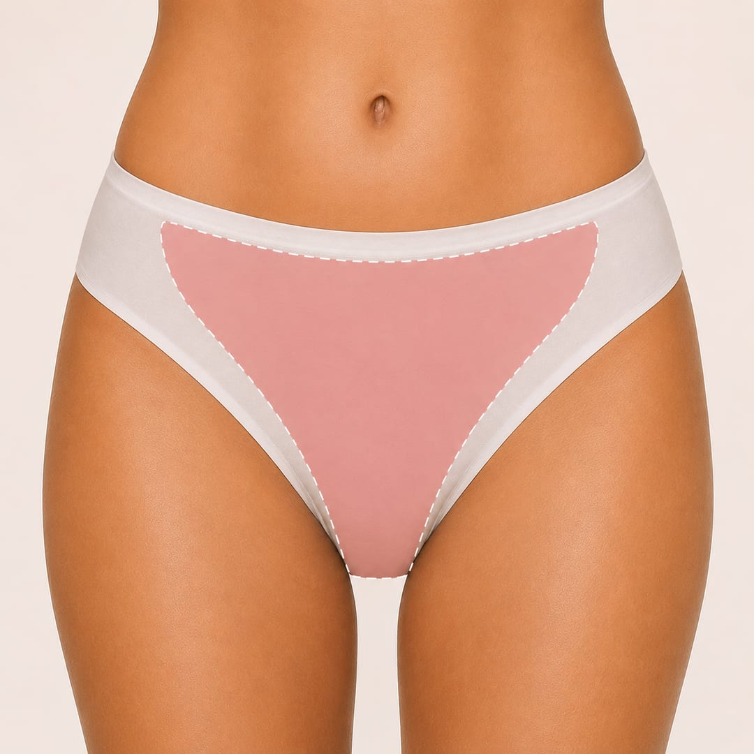 Area covered by Brazilian Wax (Women) at Eybonee Spa, Thousand Oaks CA